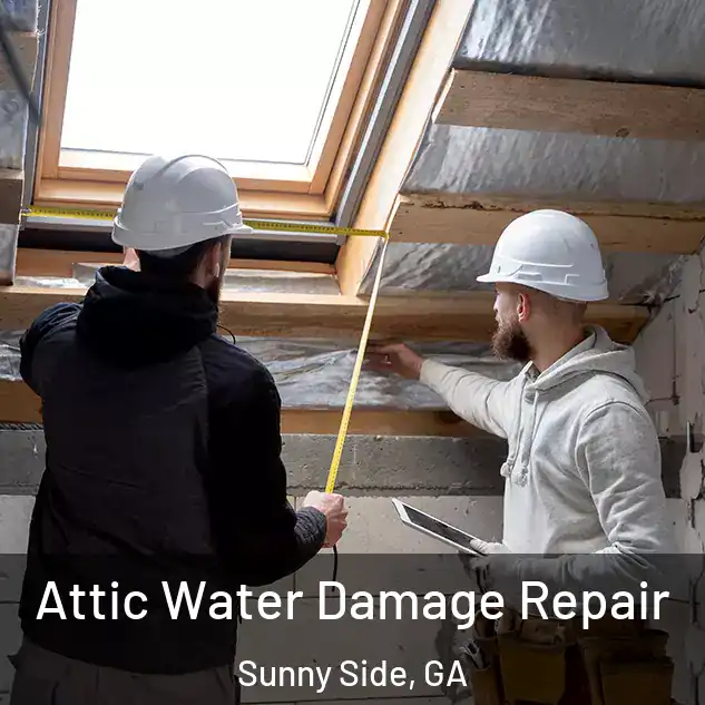  Attic Water Damage Repair Sunny Side, GA