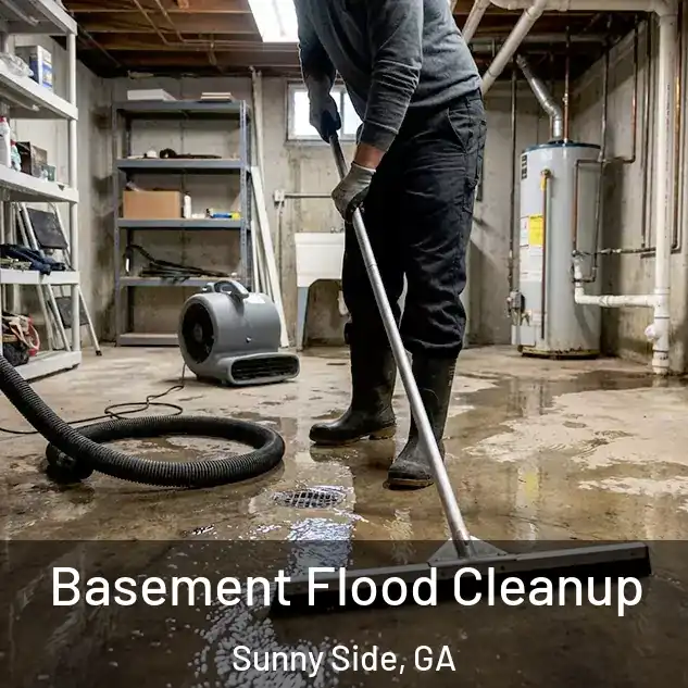  Basement Flood Cleanup Sunny Side, GA