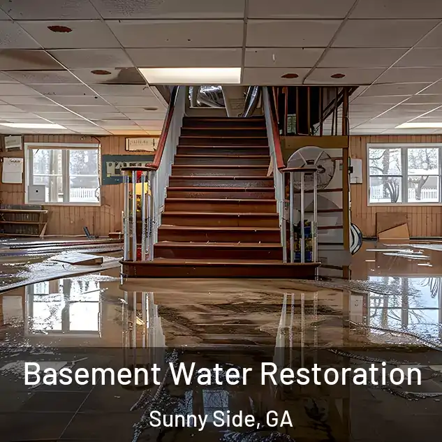  Basement Water Restoration Sunny Side, GA
