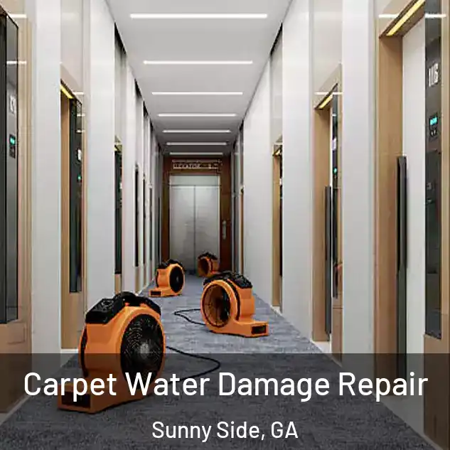  Carpet Water Damage Repair Sunny Side, GA