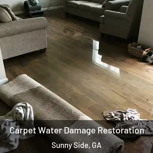  Carpet Water Damage Restoration Sunny Side, GA