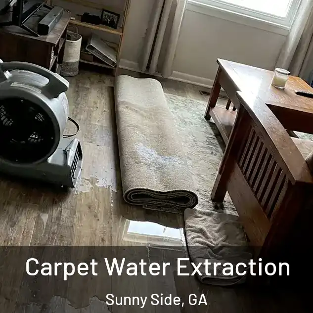  Carpet Water Extraction Sunny Side, GA