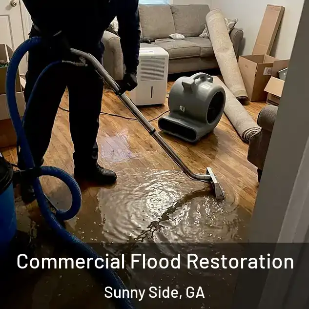  Commercial Flood Restoration Sunny Side, GA