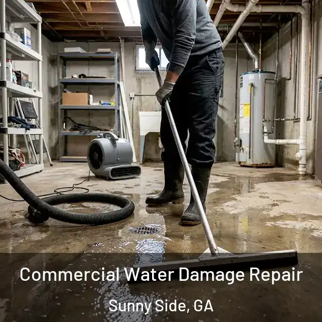  Commercial Water Damage Repair Sunny Side, GA