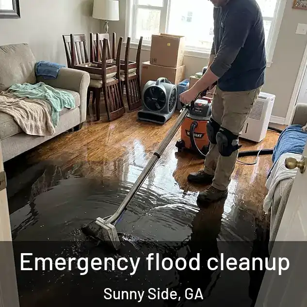  Emergency flood cleanup Sunny Side, GA