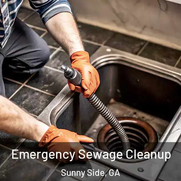  Emergency Sewage Cleanup Sunny Side, GA