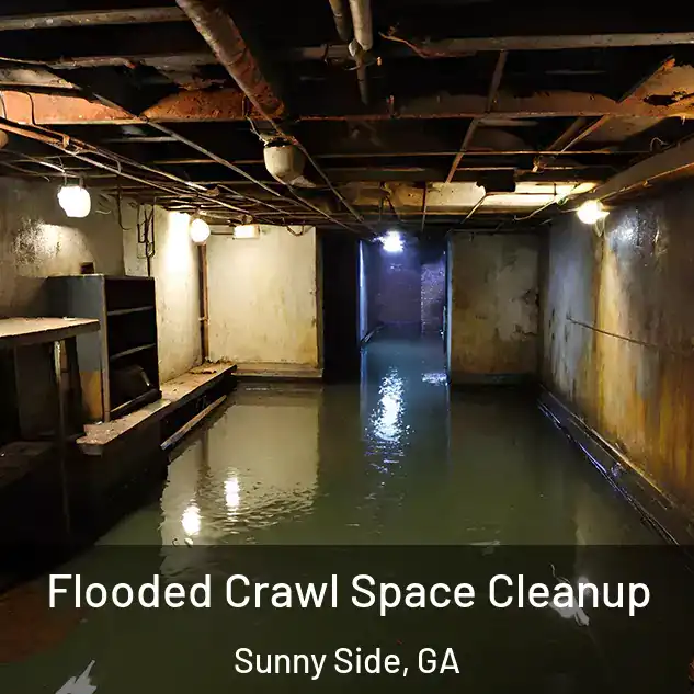  Flooded Crawl Space Cleanup Sunny Side, GA