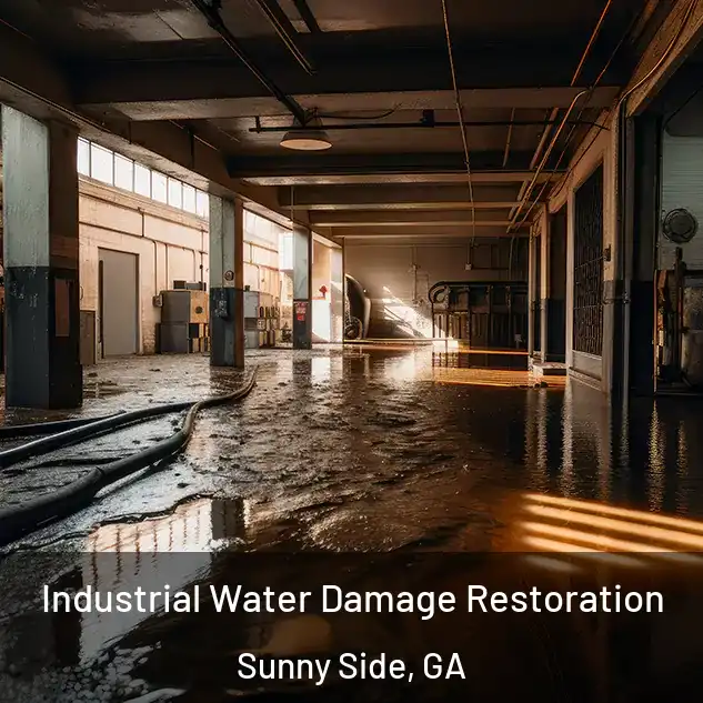  Industrial Water Damage Restoration Sunny Side, GA