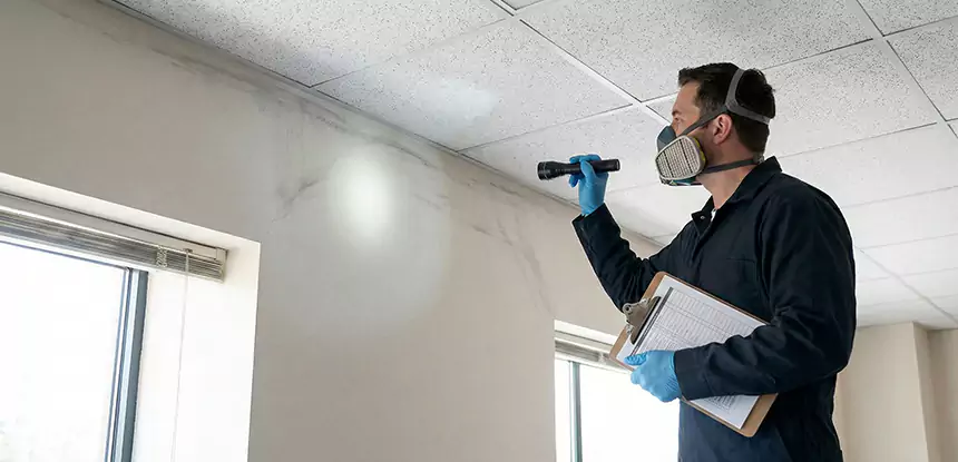 Ceiling Water Damage Inspection in Sunny Side