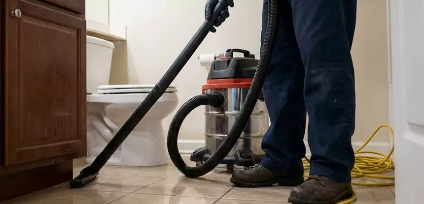 Fix Bathroom Floor Water Damage Sunny Side