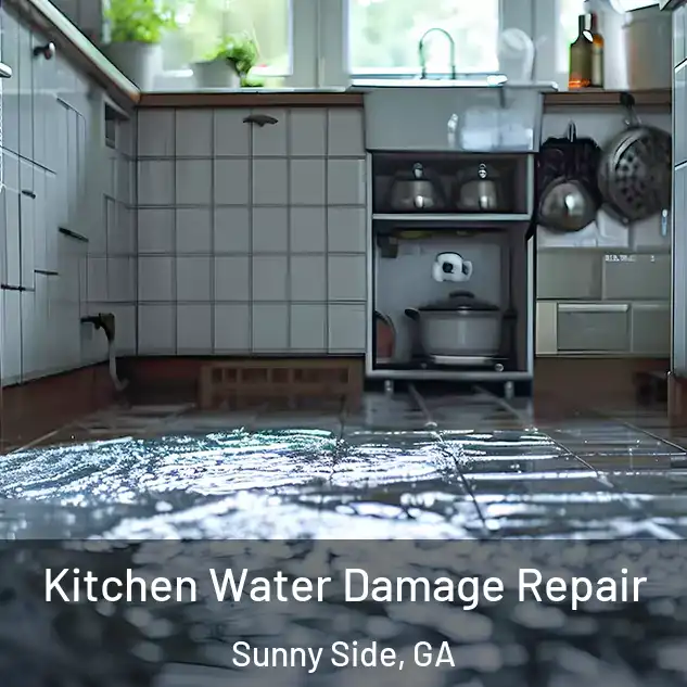  Kitchen Water Damage Repair Sunny Side, GA