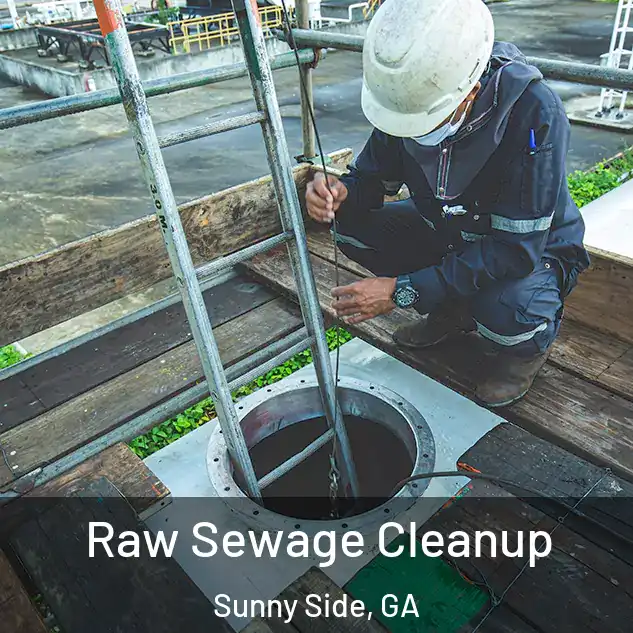  Raw Sewage Cleanup Sunny Side, GA