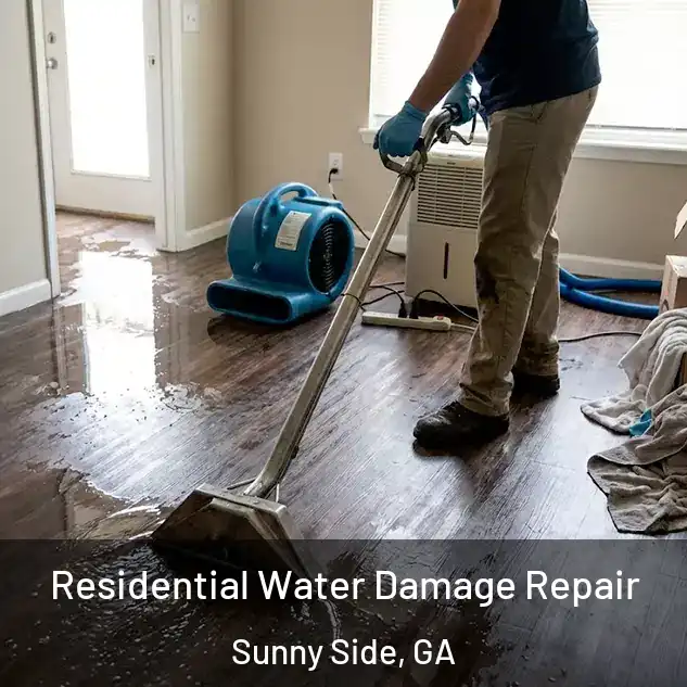  Residential Water Damage Repair Sunny Side, GA