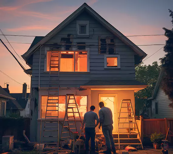 >Fire Damage Restoration in Sunny Side