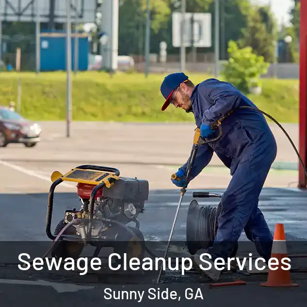  Sewage Cleanup Services Sunny Side, GA