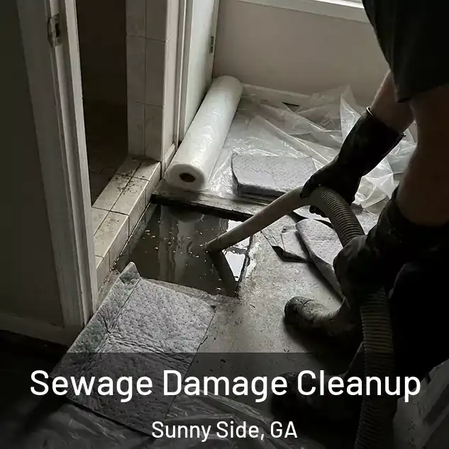  Sewage Damage Cleanup Sunny Side, GA