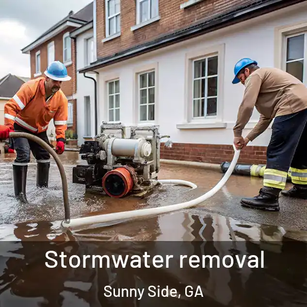  Stormwater removal Sunny Side, GA