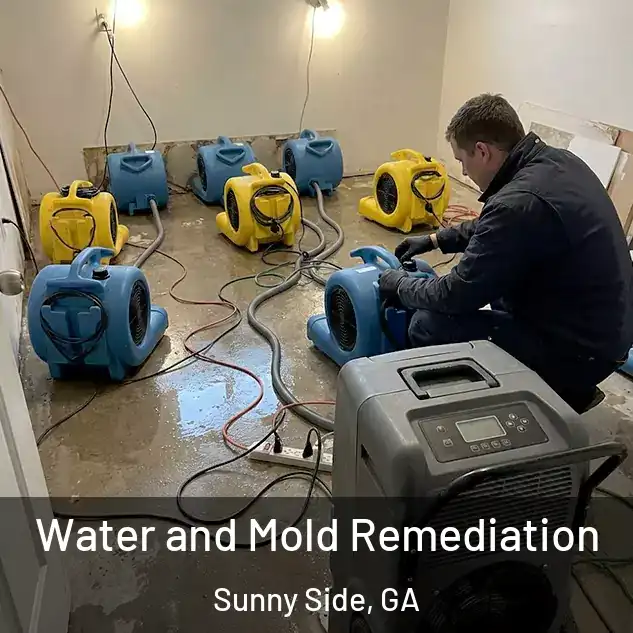  Water and Mold Remediation Sunny Side, GA