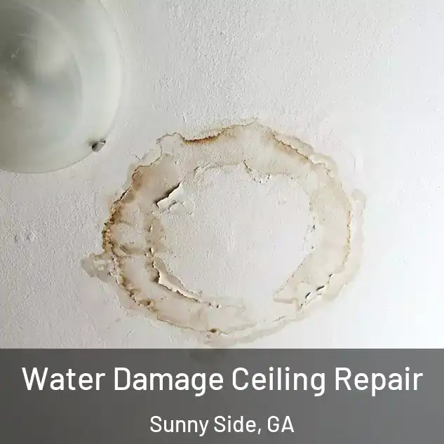  Water Damage Ceiling Repair Sunny Side, GA