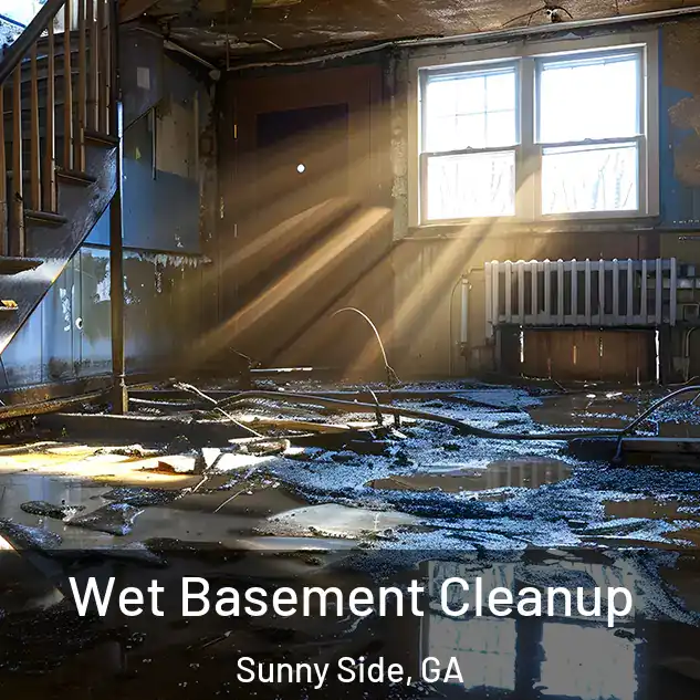  Wet Basement Cleanup Sunny Side, GA