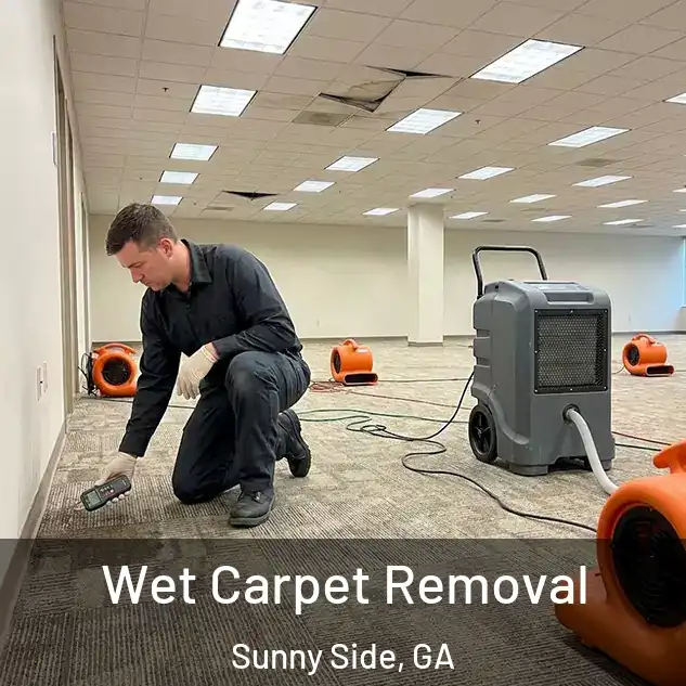  Wet Carpet Removal Sunny Side, GA